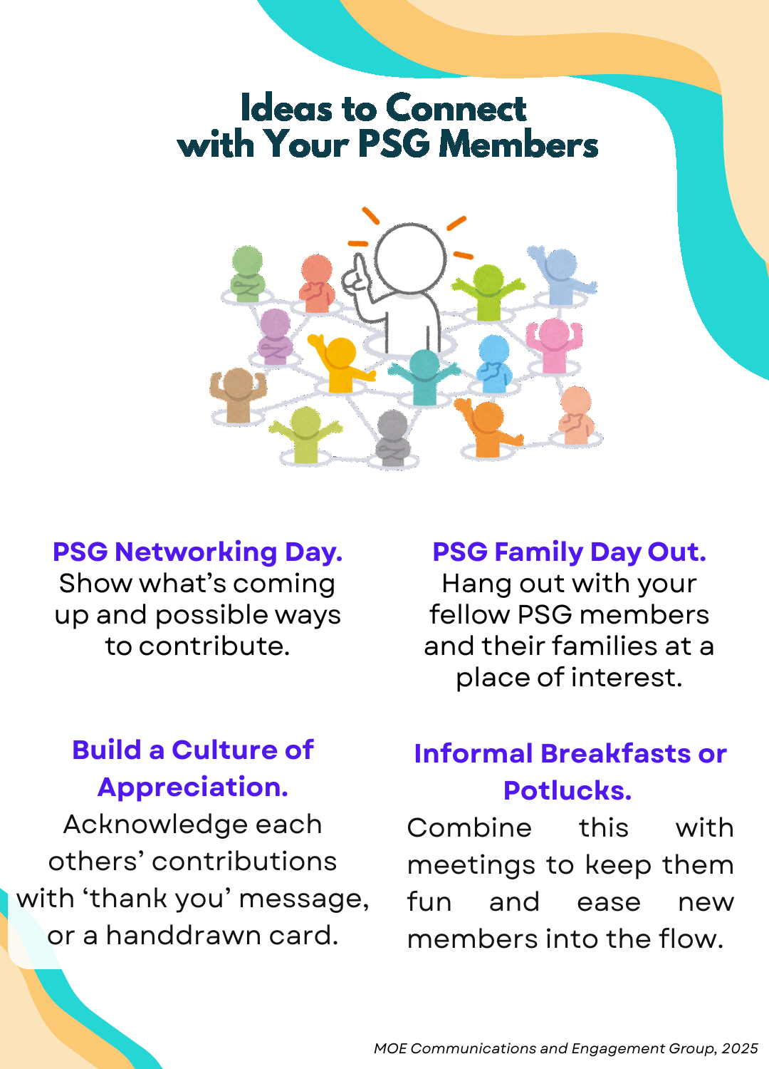 Ideas to connect with your PSG members